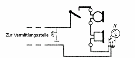 Schema eines einfachen Telefons